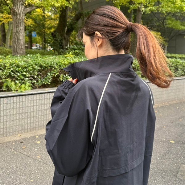 ELLE SPORT(エルスポーツ) パイピングスタンドジャケット 吸汗速乾 UV