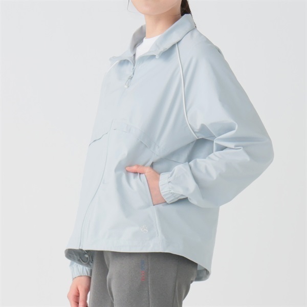 ELLE SPORT(エルスポーツ) パイピングスタンドジャケット 吸汗速乾 UV