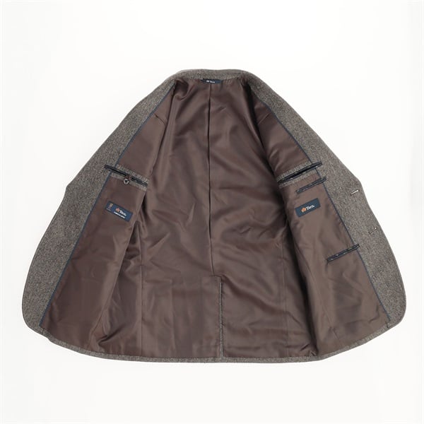 尾州織ウール混ソフトツイードジャケット メンズ Tern(ターン