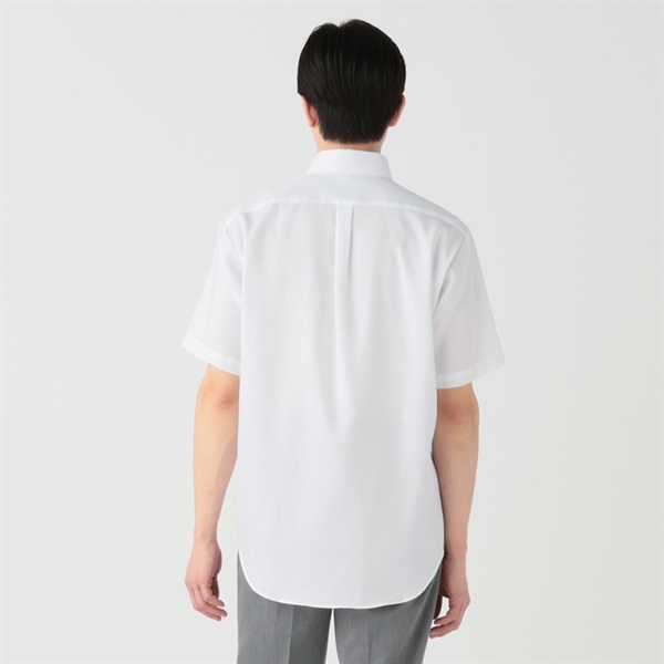 Tern 半袖形態安定綿100%白ドレスシャツ メンズ | イオンスタイル