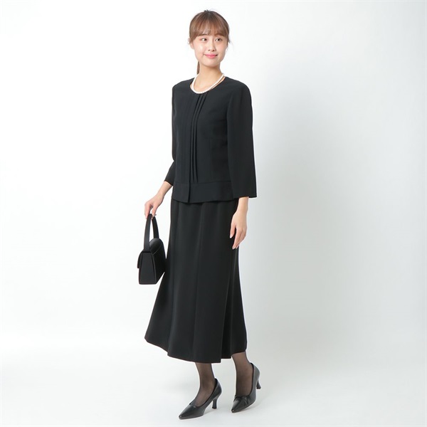 ブラックフォーマル ブラウス タック使い 喪服 レディス | イオン 