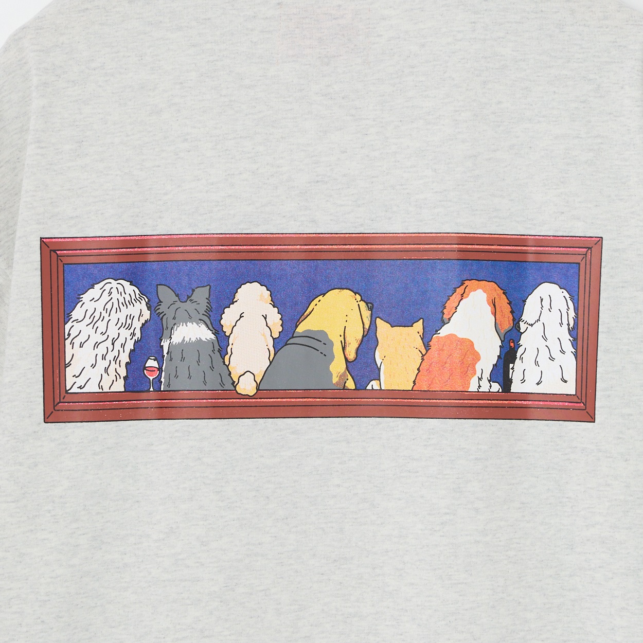 アニマル前後プリント Tシャツ スクエア | イオンスタイル