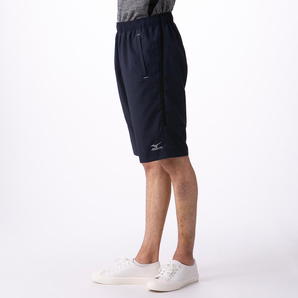 ミズノ　ハーフパンツ　メンズM ミズノ MIZUNO メンズ ジャージハーフパンツ ナビドライニット