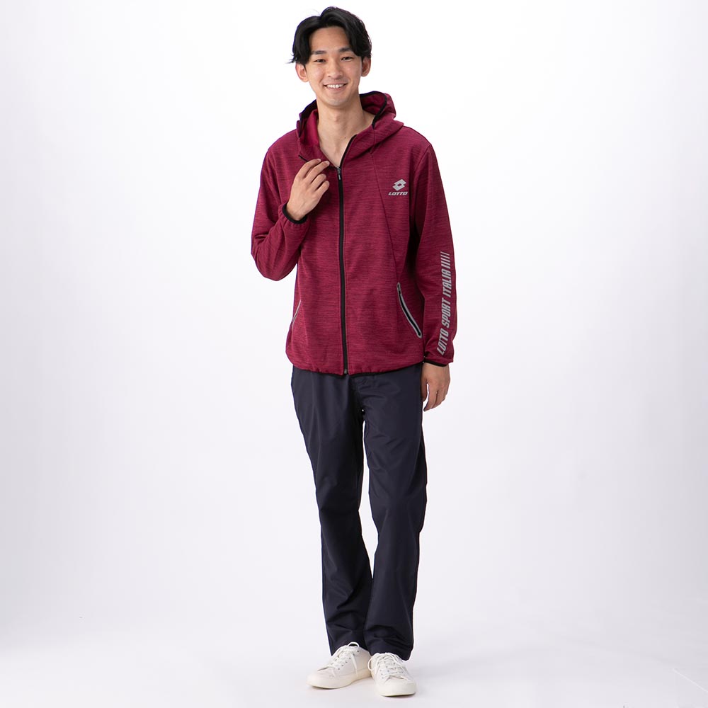LOTTO(ロット) 杢スムース裏起毛ジップパーカー メンズ | イオン