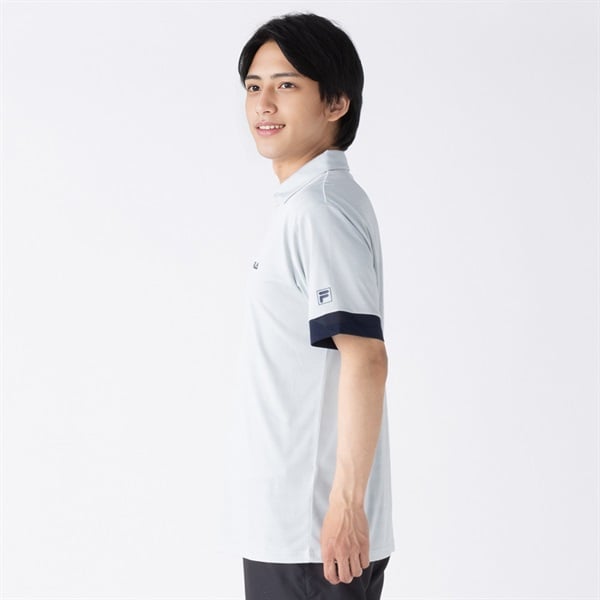 フィラ　FILA VM2011 ホワイト ポロシャツ M 半袖 FILA ポロシャツ フィラ 冷感半袖ポロシャツ メンズ : ZOZOTOWN