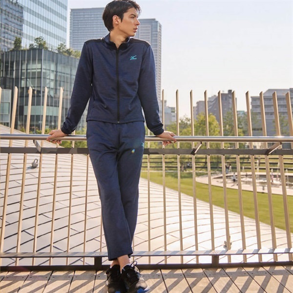 mizuno(ミズノ) 裏起毛メランジジャケット メンズ | イオンスタイル