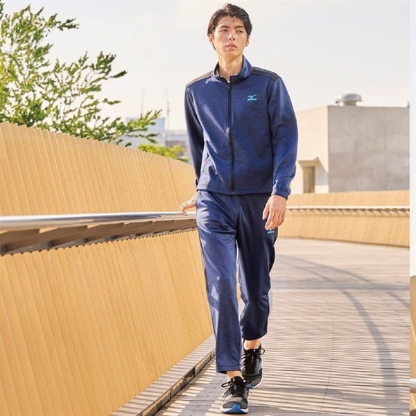 mizuno(ミズノ) 裏起毛メランジジャケット メンズ | イオンスタイル