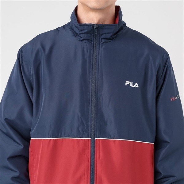 FILA(フィラ) 裏フリースウィンド ジャケット デュスポ 軽量 保温性と