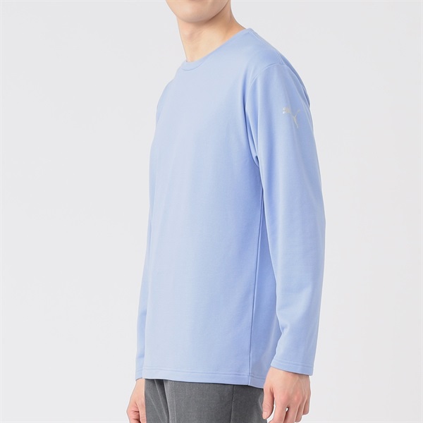 PUMA(プーマ) ブロックフリースクルーネックロングスリーブシャツ