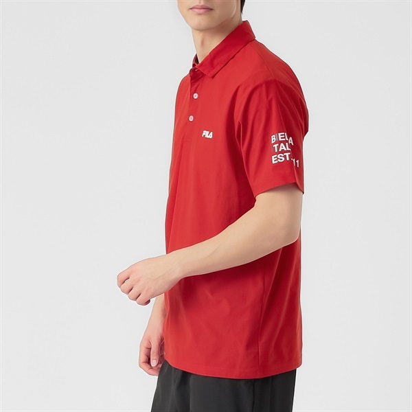 FILA(フィラ) 半袖トップス FILAポロシャツ 吸汗速乾 UVケア メンズ