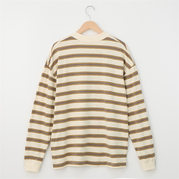メンズ 20スラブボーダー 長袖Tシャツ Labo Spec(ラボスペック