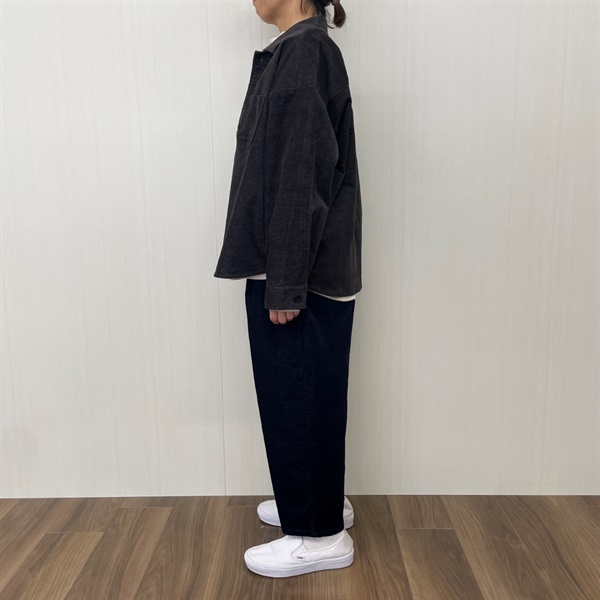 レディス シャンブレー別珍 シャツジャケット Labo Spec(ラボスペック