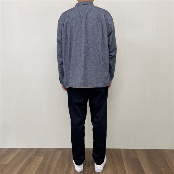 メンズ 起毛シャンブレー オーバーシャツ Labo Spec(ラボスペック