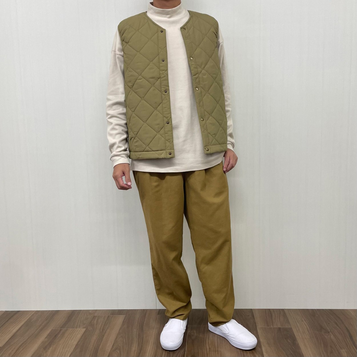 メンズ ダルナイロン キルトベスト Labo Spec(ラボスペック) 777654044