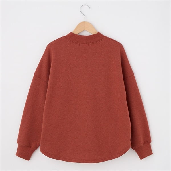 レディス トップ起毛裏毛 チビモックネックプルオーバー Labo Spec