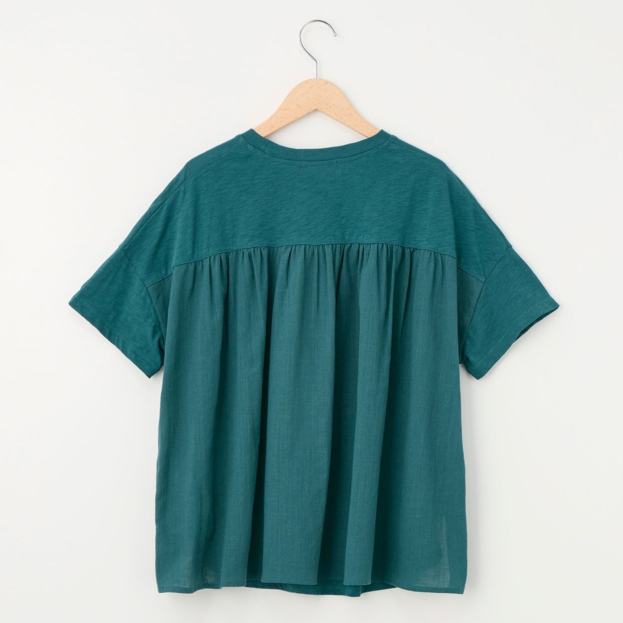 レディス スラブ天竺 布帛切替えTシャツ Labo Spec(ラボスペック