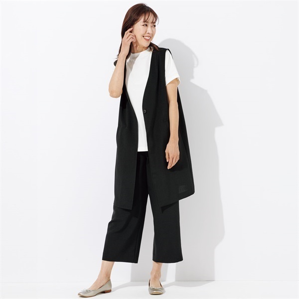 ひんやり・UV対策 大人の素敵ロングベスト レディス JEUNEMAMAN