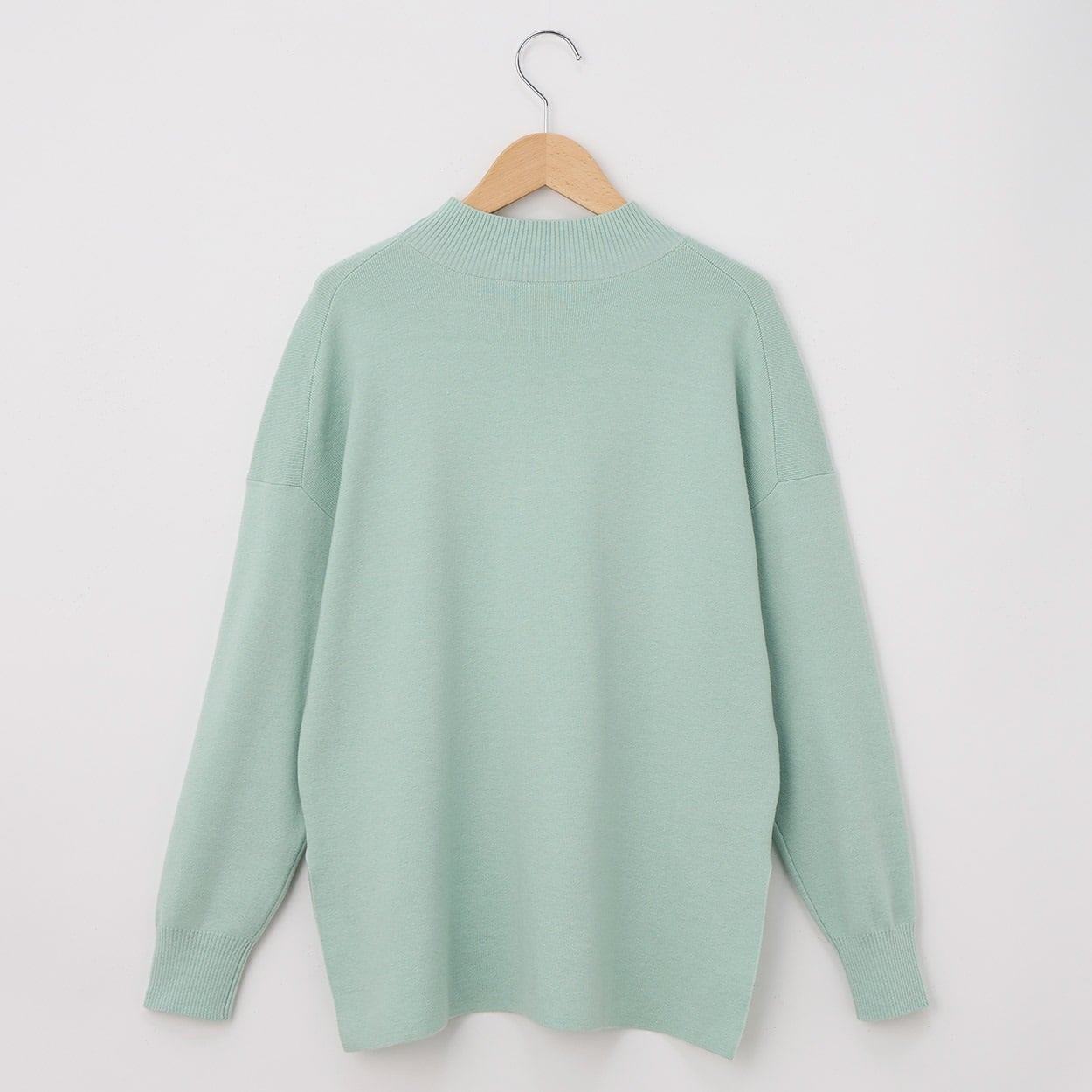 大人の素敵ニット 洗える！ モックネックプルオーバー レディス JEUNE