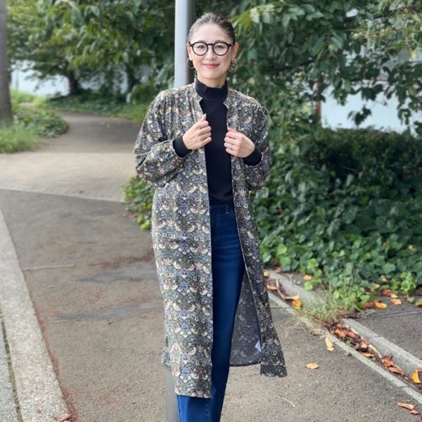 ワールド・オブ・ウィリアム・モリス シャツワンピース レディス JEUNE