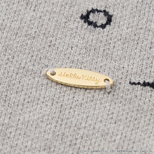 ハローキティ 顔ジャカードニットプルオーバー レディス CPT-674309KT