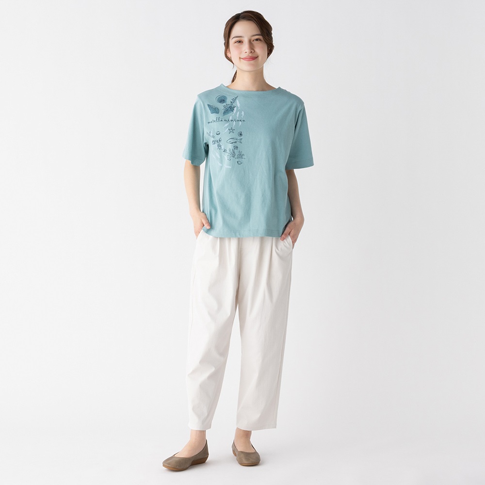 SELFSERVICE 2008 Spring Summer セルフサービス 吸汗速乾 接触冷感 コクーンパンツ レディス SELF+SERVICE