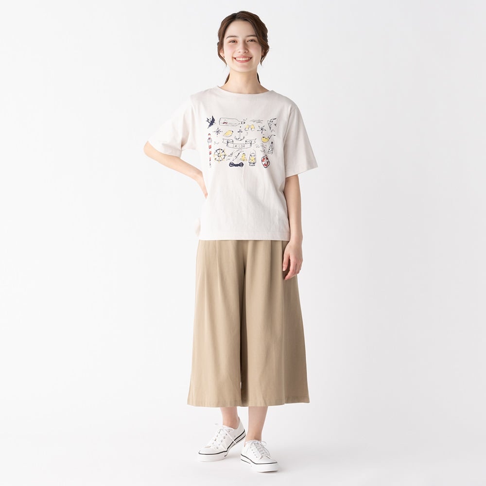 【タグ付き】 pristine マリンシャツ オーガニックコットン カスタムデザインオーガニックコットンTシャツ 7.4オンス