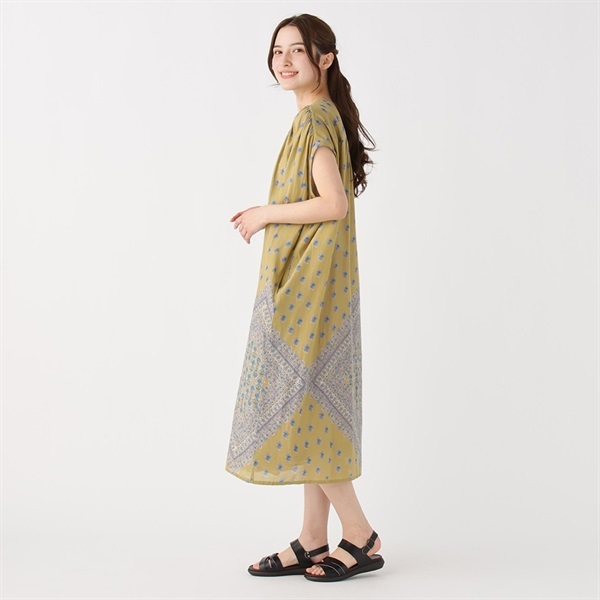 PRISTINE オーガニックコットン ワンピース リネンコットンツイル ワンピース / オーガニックコットン