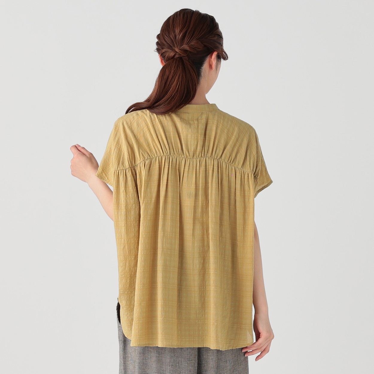 soap studio リバースフラッシュ　中古美品 リサイクル綿入 後ろギャザーブラウス レディス SELF+SERVICE