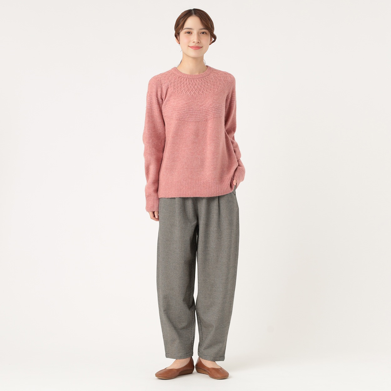 ソフトストレッチコクーンパンツ 再生ポリエステル入 レディス SELF+