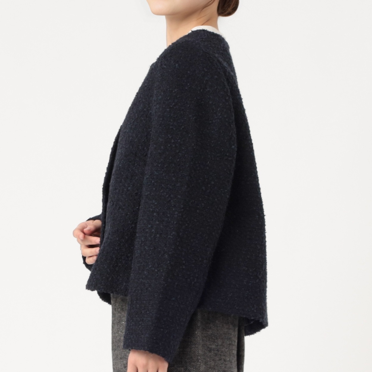 EXPAND ミックスツイードジャケット レディス SELF+SERVICE(セルフ＋