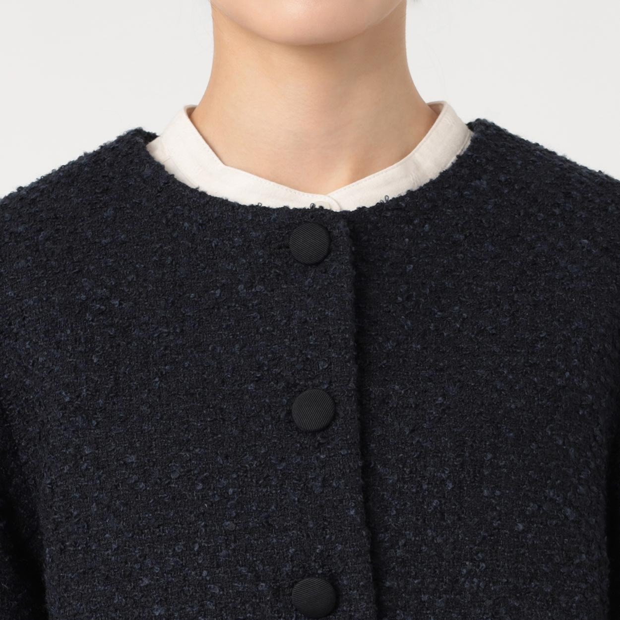 EXPAND ミックスツイードジャケット レディス SELF+SERVICE(セルフ＋