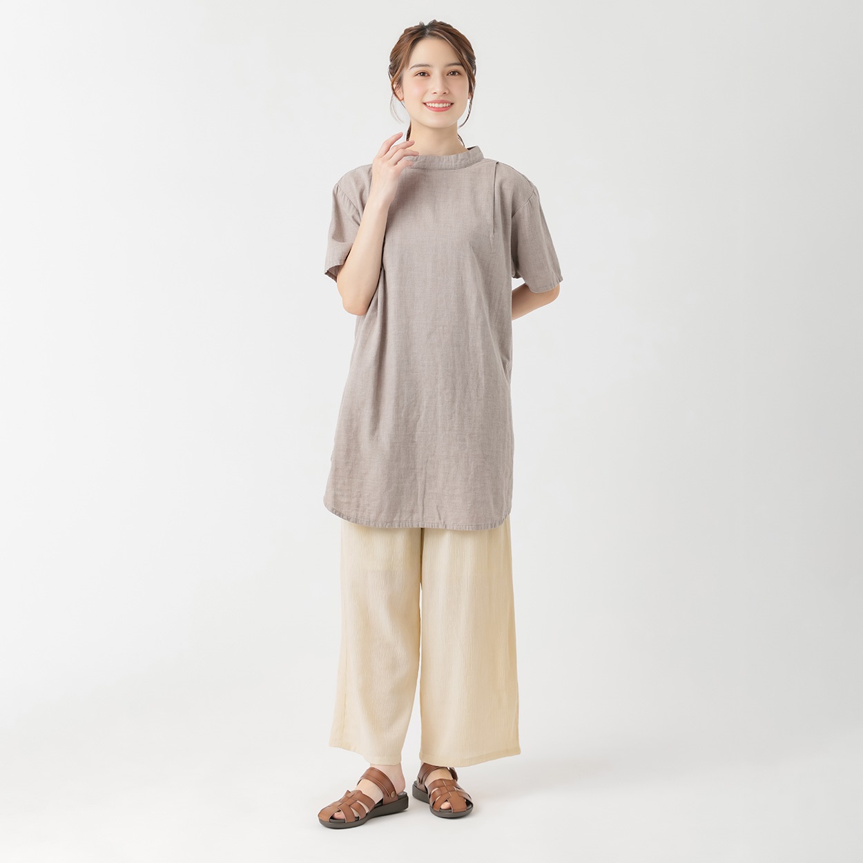 スタンドチュニック レディス SELF+SERVICE(セルフ＋サービス) PLS