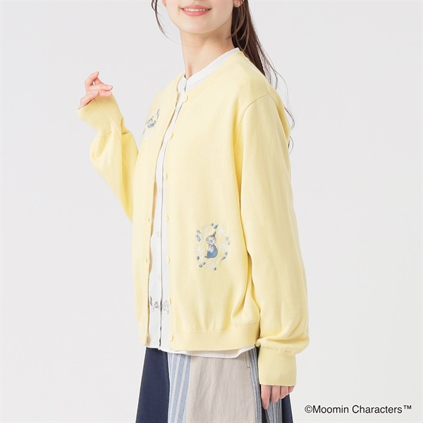 ムーミン刺繍カーディガン レディス SELF+SERVICE(セルフ＋サービス