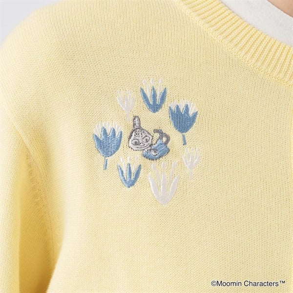 ムーミン刺繍カーディガン レディス SELF+SERVICE(セルフ＋サービス