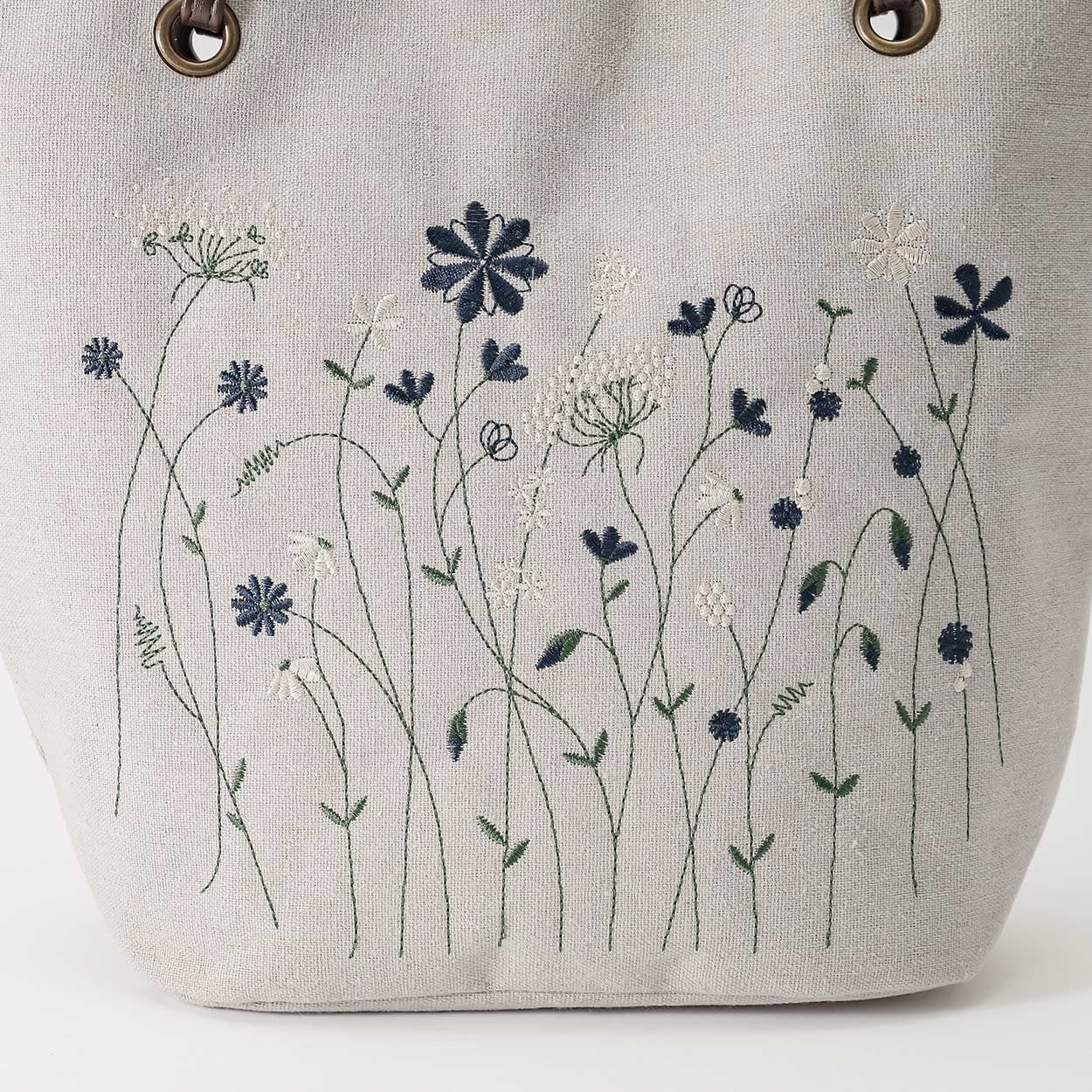 草花刺繍トート レディス SELF+SERVICE(セルフ＋サービス) BG04-19400