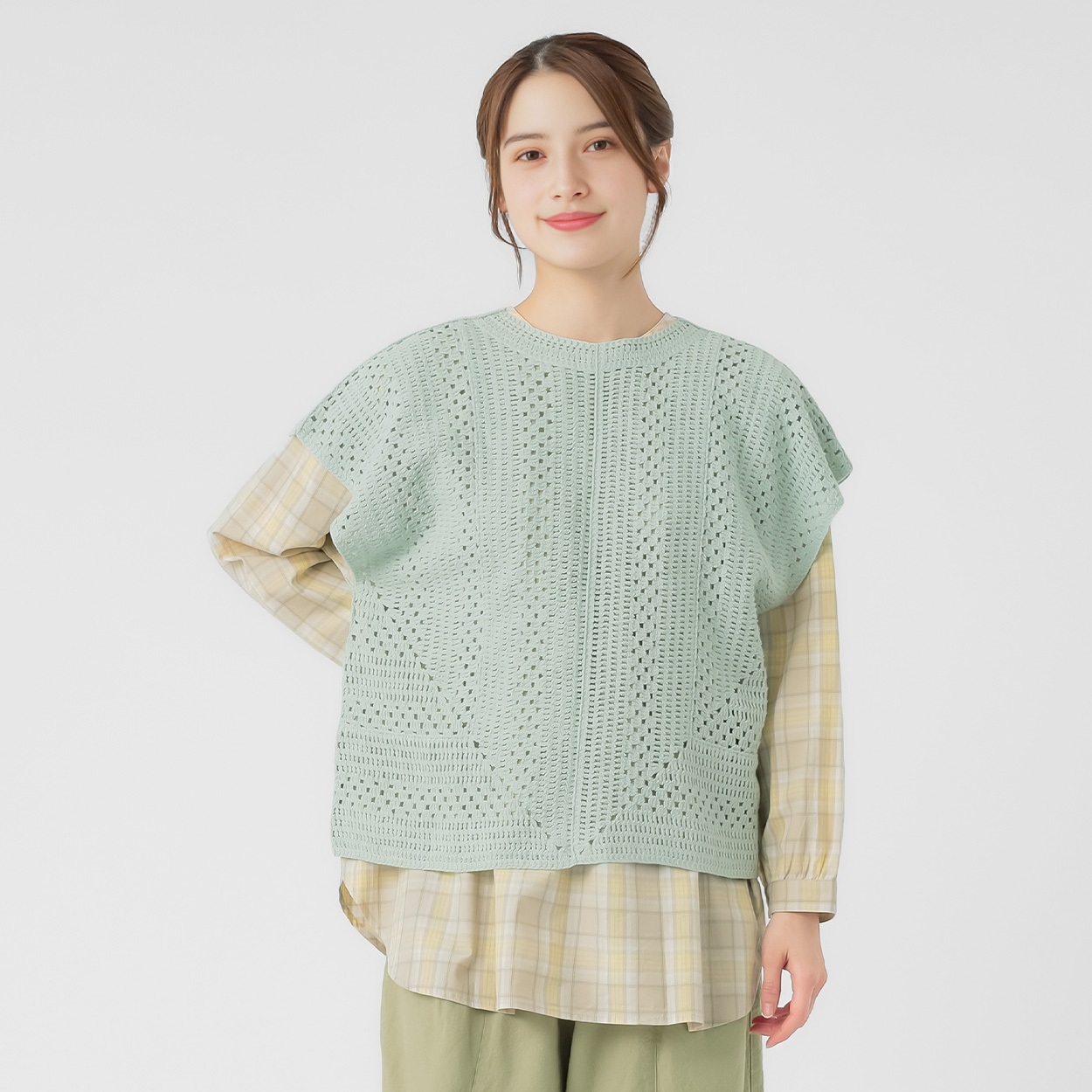 S.E.H KELLY オニオンステッチコットンベスト P-2370775928006_sub03_LL.jpg