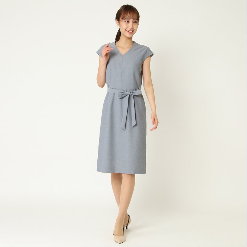 ワンピース 麻調コンフォート レディース ESPRITMUR (エスプリ