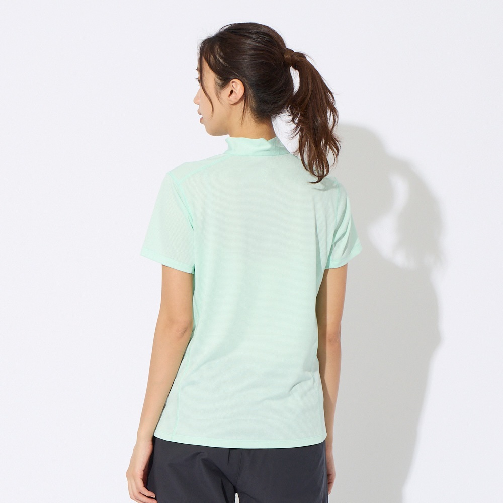 ハーフZIP半袖Tシャツ 吸水速乾 制菌 RILLFOX レディス | イオン