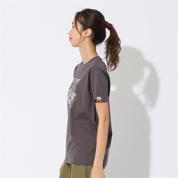 ★関税込★STONE ★ロゴプリント コットン 半袖Tシャツ★ ロゴプリントTシャツ | CARA O CRUZ (Women)/キャラ・オ