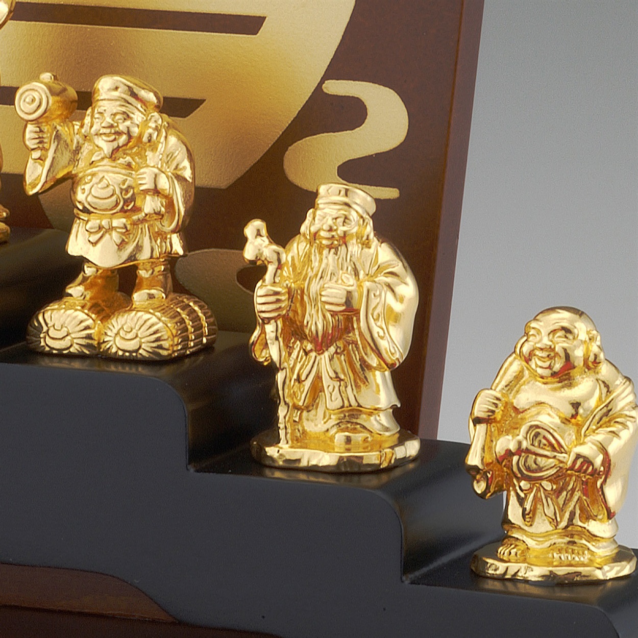 【期間限定値下】古薩摩 金襴七福神文大花瓶 全高51ｃｍ o462 京薩摩】大日本京都文林寶山 花鳥図 鶴首花瓶 高さ67cm [金襴手