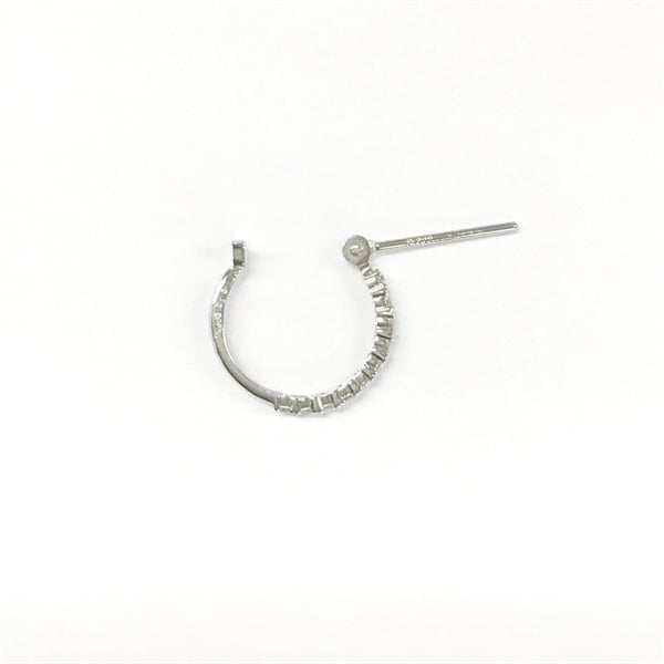 プラチナダイヤ計0.2ctハーフエタニティピアス<01 新春> | イオン