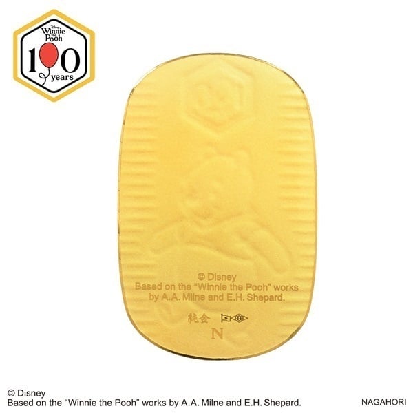 Happy Full Moon Baby 純金 カード TOMEI製 成分分析済 純金「くまのプーさん」 100周年記念小判 20g<03 春トク> | イオン