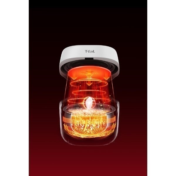 T-fal ザ・ライス 遠赤外線IH炊飯器 エッセンシャル 5.5合 ホワイト