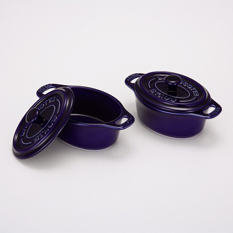 廃盤色 STAUB ストウブ ピコココット ラウンド オーベルジン ナス 18