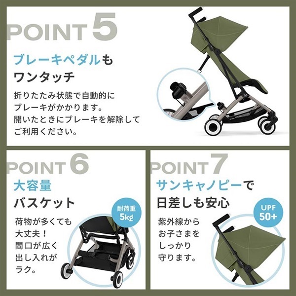 cybex サイベックス リベル ストーミーブルーJP 6ヶ月頃～ 背面