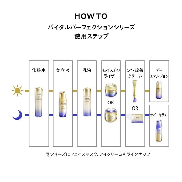 リバイタル エマルジュン1番*2本 SHISEIDO バイタルパーフェクション ブライトリバイタル