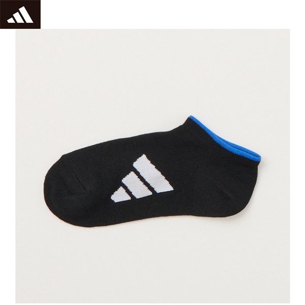 【adidas】★SHADOW FEVER スニーカー★ロゴソックス特典付 adidas(アディダス) サイドロゴスニーカー丈ソックス 3足組