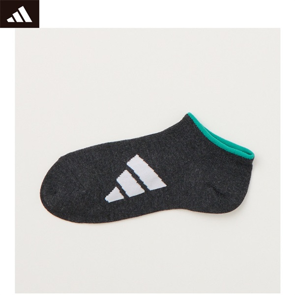 【adidas】★SHADOW FEVERR スニーカー★ロゴソックス特典付 新品☆adidasアディダス☆靴下23～25☆3ペア‪✕‬2☆デザイン