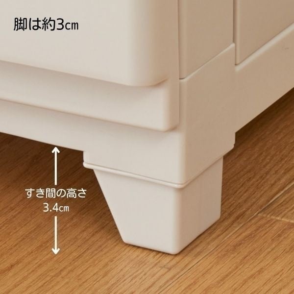 プラスチックチェスト 幅54㎝ 壁付デコニーシーヴォワイド | イオン