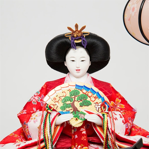 福仙 親王ｹｰｽ飾り 「花車」 27-3-1 4532365153146 ひな人形 雛人形 RKT